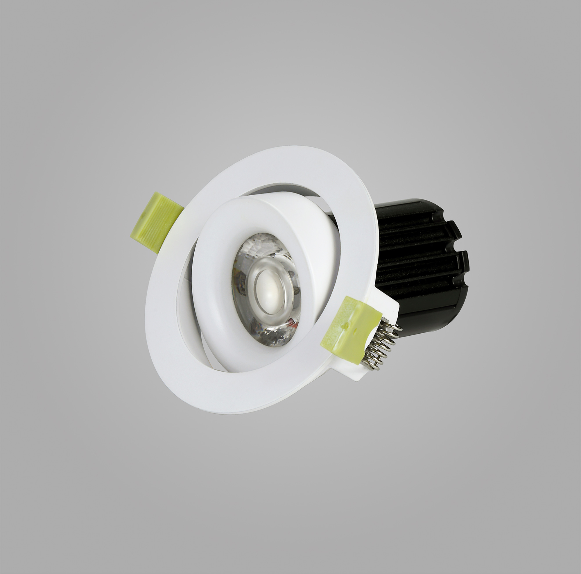 Bruve 10 Tridonic Powered 10W 4000K 810lm 36° CRI>90 LED Engine Adjustable Round Matt White Fixed Spot light, IP20 DM201257  Dlux Bruve A 10